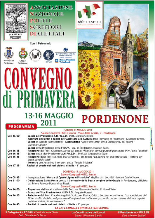 CONVEGNO DI PRIMAVERA - Pordenone 13-16 Maggio 2011